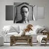 Bild auf Leinwand - Leinwandbild - 4 Teile - Schwarzweiß Produktbild-Vorschau 6