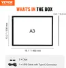 VEVOR svetelný panel A3, LED svetelný panel, svetelný box, Náhľad obrázku produktu 7