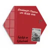 DEQORI Magnettafel Glas 55x48 cm 6-eckig 'Rot' beschreibbar Produktbild-Vorschau 2