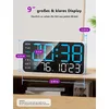 8,4'' Große Digitale Wanduhr, LED Wecker mit Großen Produktbild-Vorschau 6