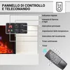 Camino elettrico BALDERIA Ida – Camino da parete - Bianco Anteprima dell’immagine prodotto 5