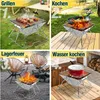 Faziango Faltbarer Lagerfeuer-Grill Mobiler Tragbarer Produktbild-Vorschau 6