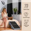VELORA H&L Hunderampe Grau - 2in1 Hundetreppe & Sitzhocker, Produktbild-Vorschau 5