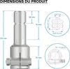Kloubový hřídel, PTO 175 mm pouzdro s drážkovaným uložením Náhled obrázku produktu 9