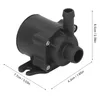 A black solar-powered water pump with measurement indicators. Voir les images du produit