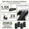 Sekey Faltpavillon 3x3m Pop Up Pavillon mit Moskitonetz, Produktbild-Vorschau 2