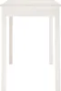 A white wooden table is shown from the front against a white background. Produktbild-Vorschau