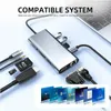 Station d'accueil Type C double écran, hub USB C, station Voir les images du produit 4
