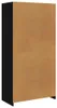 vidaXL Kleiderschrank Schwarz 100x50x200 cm Holzwerkstoff Produktbild-Vorschau 6