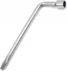 A chrome L-shaped wrench on a white background. Náhľad obrázku produktu