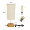 ZMH Sada 2 stolních lamp do obývacího pokoje Dotykové Náhled obrázku produktu 5