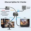 LAN Splitter 1 auf 2 1000Mbps Ethernet Splitter Produktbild-Vorschau 8