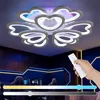 100W Herzform LED Deckenleuchte mit RGB Farbwechsel Lamp, Produktbild-Vorschau 4