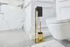 AWD Interior WC-Garnitur Ständer mit Papierhalter Gold Produktbild-Vorschau 5