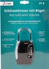 Olympia ST 4, Aluminium, Schwarz, Silber, Zahlenschloss, 75 Produktbild-Vorschau 3