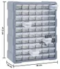 vícedílný organizér vidaXL s 60 zásuvkami 38x16x47,5 cm Náhled obrázku produktu 5