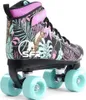 SFR Vision Canvas Rollschuhe mit Blumenmuster Produktbild-Vorschau 3