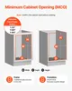 VEVOR pattumiera estraibile da 35 Qt per armadi da cucina, Anteprima dell’immagine prodotto 6