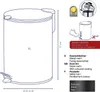 KELA Kosmetický košík 5 l Matky černé KL-23702 Náhled obrázku produktu 4