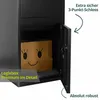 LOGIXBOX Frontbox-DeLuxe Paketbox mit Postfach Graphitgrau Produktbild-Vorschau 3