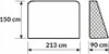 OMNA | Tappeto da calcio 240x150 cm - Blu - Con 5 fori di Anteprima dell’immagine prodotto 16