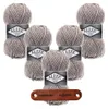 5 x ALIZE Superlana Maxi 207 Light Brown Melange mit Label Produktbild-Vorschau 1