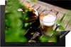 KitchenYeah© Herdabdeckplatte Ein Glas Latte Macchiato an Produktbild-Vorschau 1