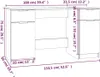 Schreibtisch mit Beistellschrank Sonoma-Eiche Holzwerkstoff Produktbild-Vorschau 10