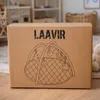 Laavir Baby-Spielmatte mit Spielbogen - Runde Babygym Grau Produktbild-Vorschau 4