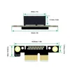 Prodlužovací kabel PCIE 1X Dual 90° síťový adaptér s LED Náhled obrázku produktu 8
