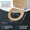 SANILO® WC-Sitz mit Absenkautomatik und Schnellverschluss Produktbild-Vorschau 4
