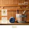 Lavea Mexico Saunatuch Saunahandtuch - 80x200 cm, 100% Produktbild-Vorschau 6