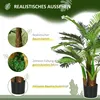 HOMCOM Sztuczna palma 100 cm Sztuczna palma z 27 liśćmi Podgląd zdjęcia produktu 6