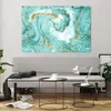 Bilder auf glas - Abstraktion blau Wasser modern - 120x80cm Produktbild-Vorschau 6