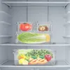 sada 7 kusů organizérů do chladničky, stohovatelné Náhled obrázku produktu 3