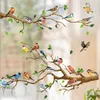 2 Stück XXL Fensterbilder Frühling VOGEL selbstklebend Produktbild-Vorschau 1