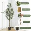 Kunstpflanze Olivenbaum 150 cm ,Realistische Olive mit Produktbild-Vorschau 2