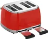 Sogo TOS-SS-5465, 4 dischi, rosso, acciaio inox, comando a Anteprima dell’immagine prodotto 2