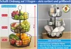 Multi-Korb-Etagère mit 3 Etagen rest Produktbild-Vorschau 1