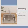 respekta Einbauspüle 1 Becken mit Hahnlochbank Chicago Produktbild-Vorschau 17
