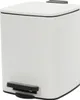 A white pedal bin with a black pedal and lid accent. Náhled obrázku produktu