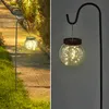 Solar LED Leuchte H70cm Gartenstecker Kugel Crackle-Design Produktbild-Vorschau 3