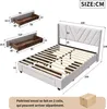 letto contenitore 160x200 con 3 cassetti, letto imbottito Anteprima dell’immagine prodotto 4