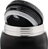 Close-up view of the open lid and top of a black thermos. Náhled obrázku produktu