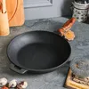 MAYSTERNYA Poêle à frire en fonte - ø 24 x 4 cm - Voir les images du produit 4