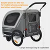 DOGGYHUT Large Fahrradanhänger & Hundebuggy 2 in 1 für Produktbild-Vorschau 3