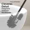 A toilet brush is shown inside a toilet bowl, with text highlighting a feature. Anteprima dell’immagine prodotto