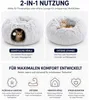Katzentunnel Spieltunnel Katzenbett Katzenspielzeug mit Produktbild-Vorschau 3