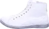 A side view of a white high-top sneaker. Produktbild-Vorschau