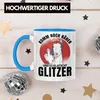 Trendation - Komm Noch Näher Und Es Klatscht Glitzer Tasse Produktbild-Vorschau 3